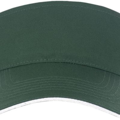 Козырек Ace, зеленый с белым