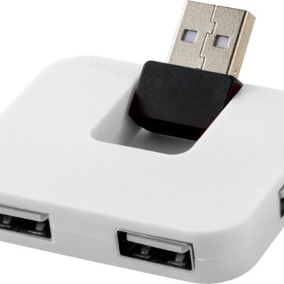 USB Hub Gaia на 4 порта, белый