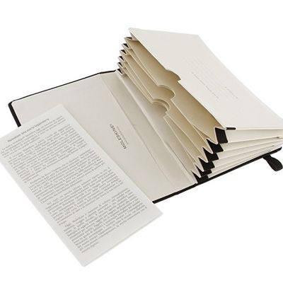 Папка Moleskine Portfolio (с кармашками), Pocket (9х14см), черный