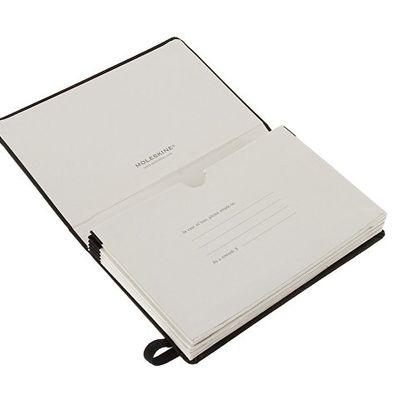 Папка Moleskine Portfolio (с кармашками), Pocket (9х14см), черный