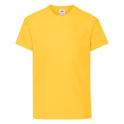 Футболка детская "Kids Original T", желтый, 9-11 лет, 100% х/б, 145 г/м2