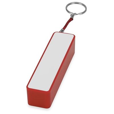 Портативное зарядное устройство Сатурн, 2200 mAh, красный