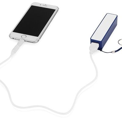 Портативное зарядное устройство Сатурн, 2200 mAh, синий