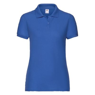 Поло "Lady-Fit 65/35 Polo", ярко-синий_М, 65% п/э, 35% х/б, 180 г/м2