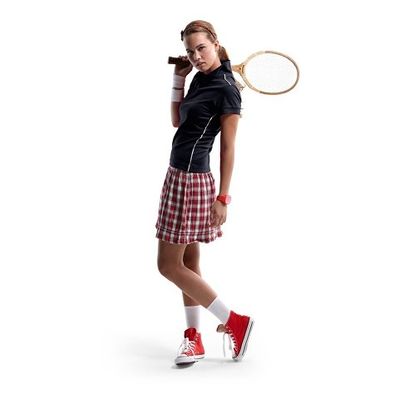 Рубашка поло Backhand женская, темно-синий/белый