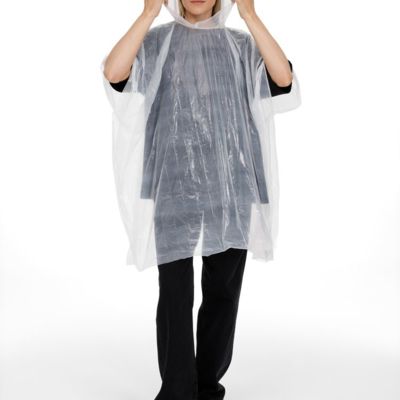 Дождевик в круглом футляре Nimbus, голубой