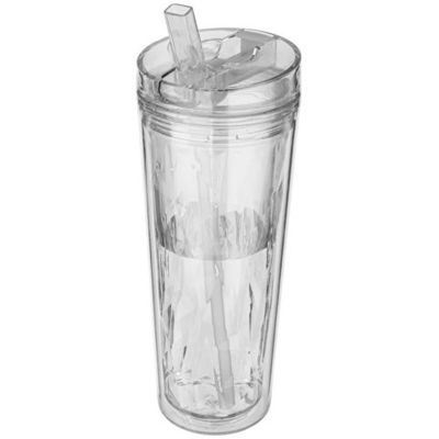 Термобутылка Hot & Cold Flip n Sip, прозрачный