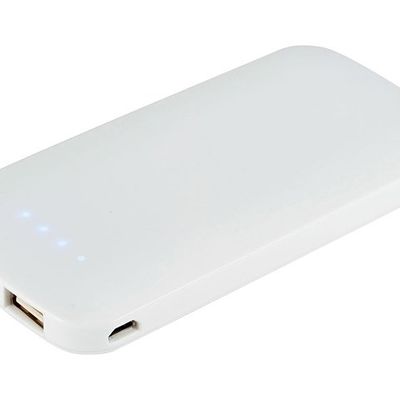 Двойной тонкий повербанк PB-4000 Zippy, белый