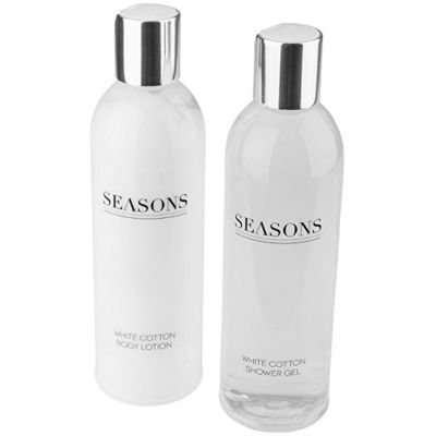 Банный набор Alden от Seasons, белый/серебристый