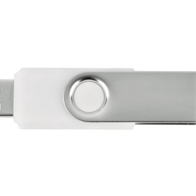 Флеш-карта USB 2.0 32 Gb Квебек, белый