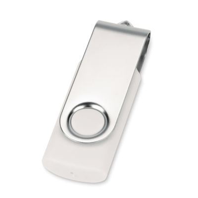 Флеш-карта USB 2.0 32 Gb Квебек, белый