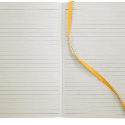 Классический блокнот А5 с мягкой обложкой, желтый