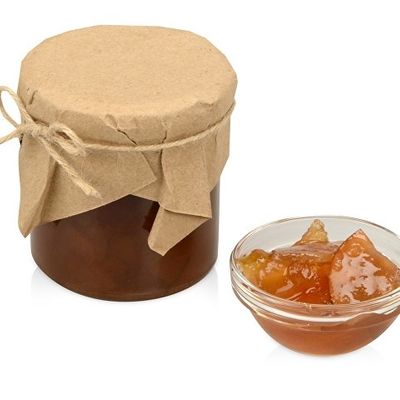 Грушевое варенье с яблоками и корицей в подарочной обертке