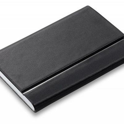 Футляр для визитных карт Slim, черный