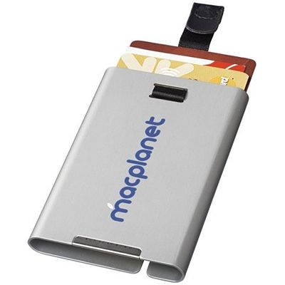 RFID слайдер для карт, серебристый