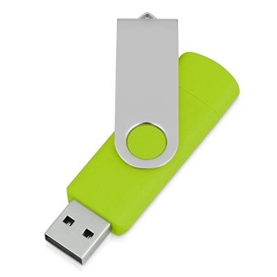 USB/micro USB-флешка 2.0 на 16 Гб Квебек OTG, зеленое яблоко