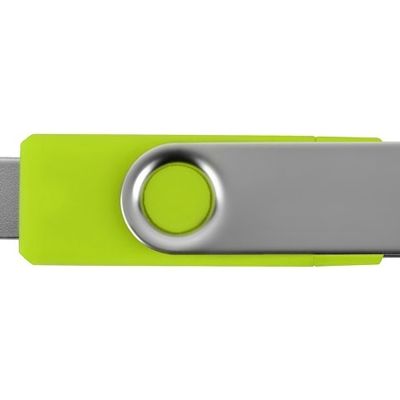 USB/micro USB-флешка 2.0 на 16 Гб Квебек OTG, зеленое яблоко