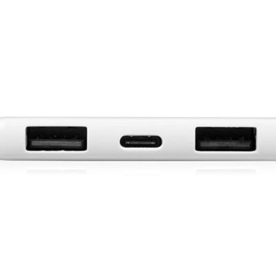Портативное зарядное устройство Blank с USB Type-C, 5000 mAh, белый
