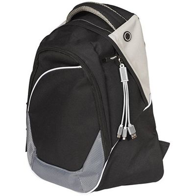 Кабель для зарядки Metal 3-в-1 с брелоком, серый