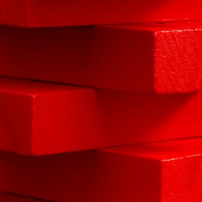 Игра «Деревянная башня мини», красная