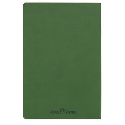 Ежедневник А5 недатированный Megapolis Velvet Flex, зеленый