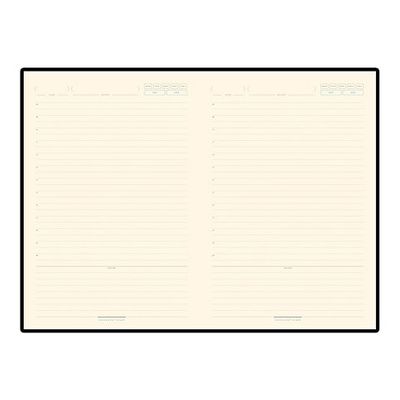 Ежедневник А5 недатированный Chelsea, серый (золотистый кант и срез)