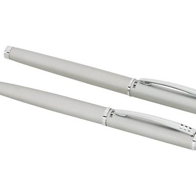 Подарочный набор ручек Andante, серебристый