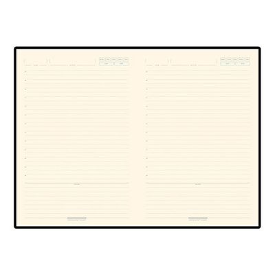 Ежедневник А5 недатированный Chelsea, бордовый (золотистый кант и срез)