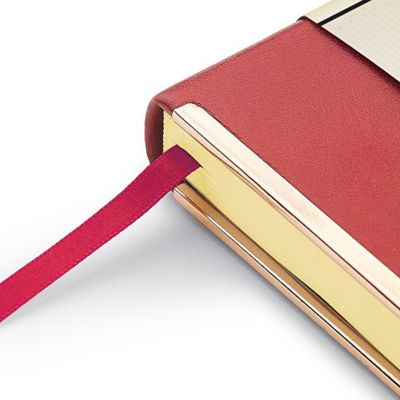 Ежедневник А5 недатированный Chelsea, бордовый (золотистый кант и срез)