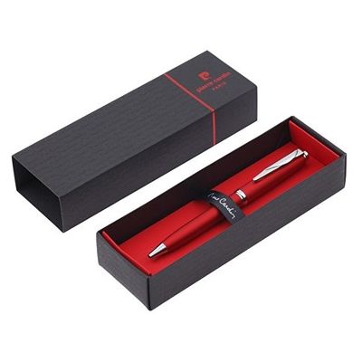 Ручка шариковая Pierre Cardin коллекция ГАММА КЛАССИКА (GAMME CLASSIC). Корпус - латунь с матовым покрытием. Отделка и детали дизайна - сталь и хром. Цвет - красный матовый. Упаковка Е.