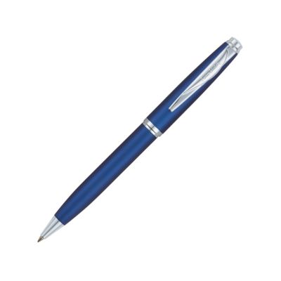 Ручка шариковая Pierre Cardin коллекция ГАММА КЛАССИКА (GAMME CLASSIC). Корпус - латунь с матовым покрытием. Отделка и детали дизайна - сталь и хром. Цвет - синий матовый. Упаковка Е.
