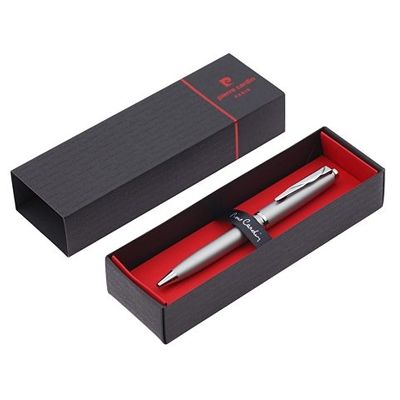 Ручка шариковая Pierre Cardin коллекция ГАММА КЛАССИКА (GAMME CLASSIC). Корпус - латунь с матовым покрытием. Отделка и детали дизайна - сталь и хром. Цвет - серебристый матовый. Упаковка Е.