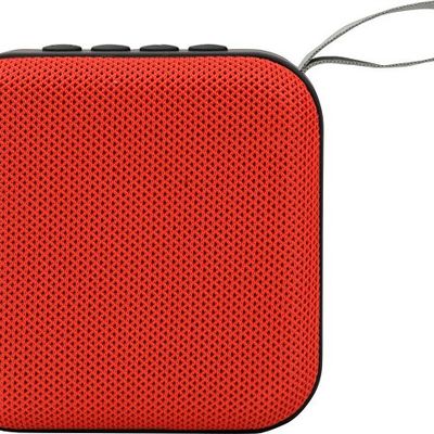 Портативная колонка Otto, красный/черный