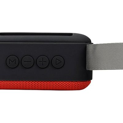 Портативная колонка Otto, красный/черный