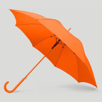 Зонт-трость Color полуавтомат, оранжевый
