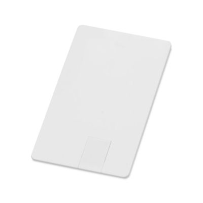 Флеш-карта USB 2.0 16 Gb в виде пластиковой карты Card, белый