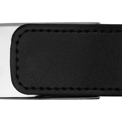 Флеш-карта USB 2.0 16 Gb с магнитным замком Vigo, черный/серебристый