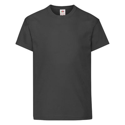 Футболка детская "Kids Original T", черный, 7-8 лет, 100% х/б, 145 г/м2
