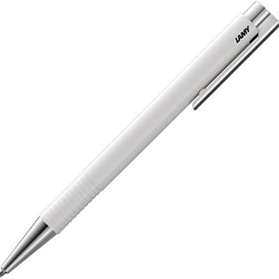 Ручка шариковая 204 logo M+, Белый, M16