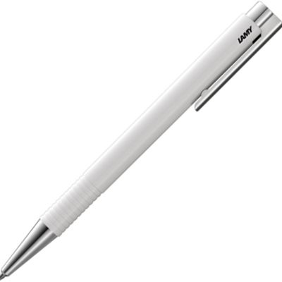 Ручка шариковая 204 logo M+, Белый, M16