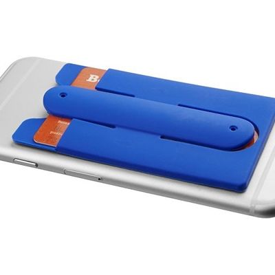 Проводные наушники и силиконовый бумажник для телефона