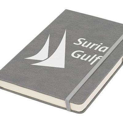 Блокнот Rivista среднего размера, серый