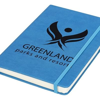 Блокнот Rivista среднего размера, синий