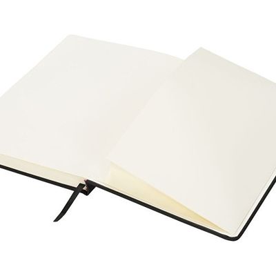 Блокнот Rivista среднего размера, черный