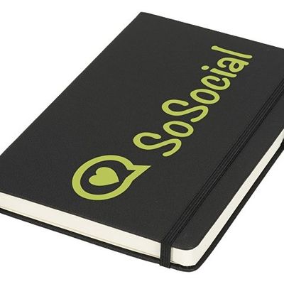 Блокнот Rivista среднего размера, черный