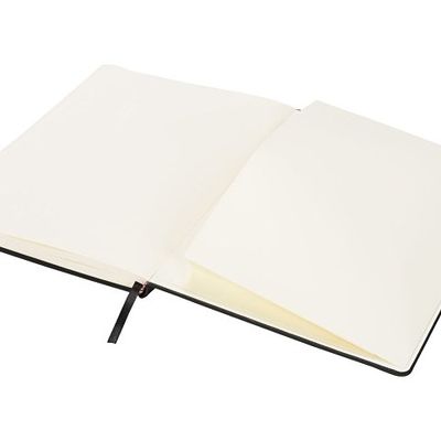 Блокнот Rivista большого размера, черный