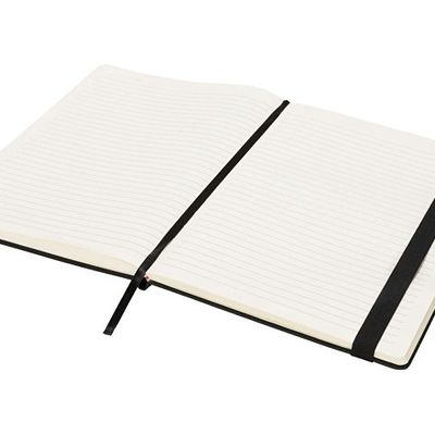 Блокнот Rivista большого размера, черный
