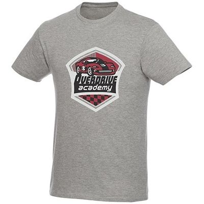 Мужская футболка Heros с коротким рукавом, серый яркий