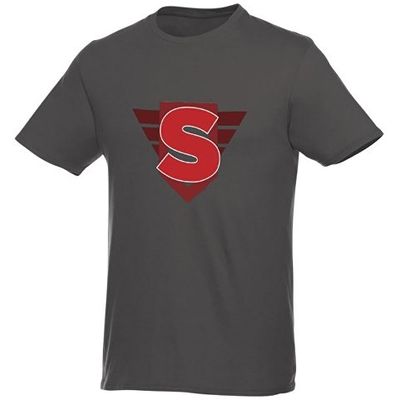 Мужская футболка Heros с коротким рукавом, серый графитовый