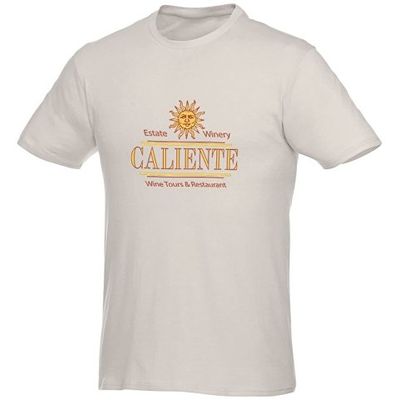 Мужская футболка Heros с коротким рукавом, светло-серый